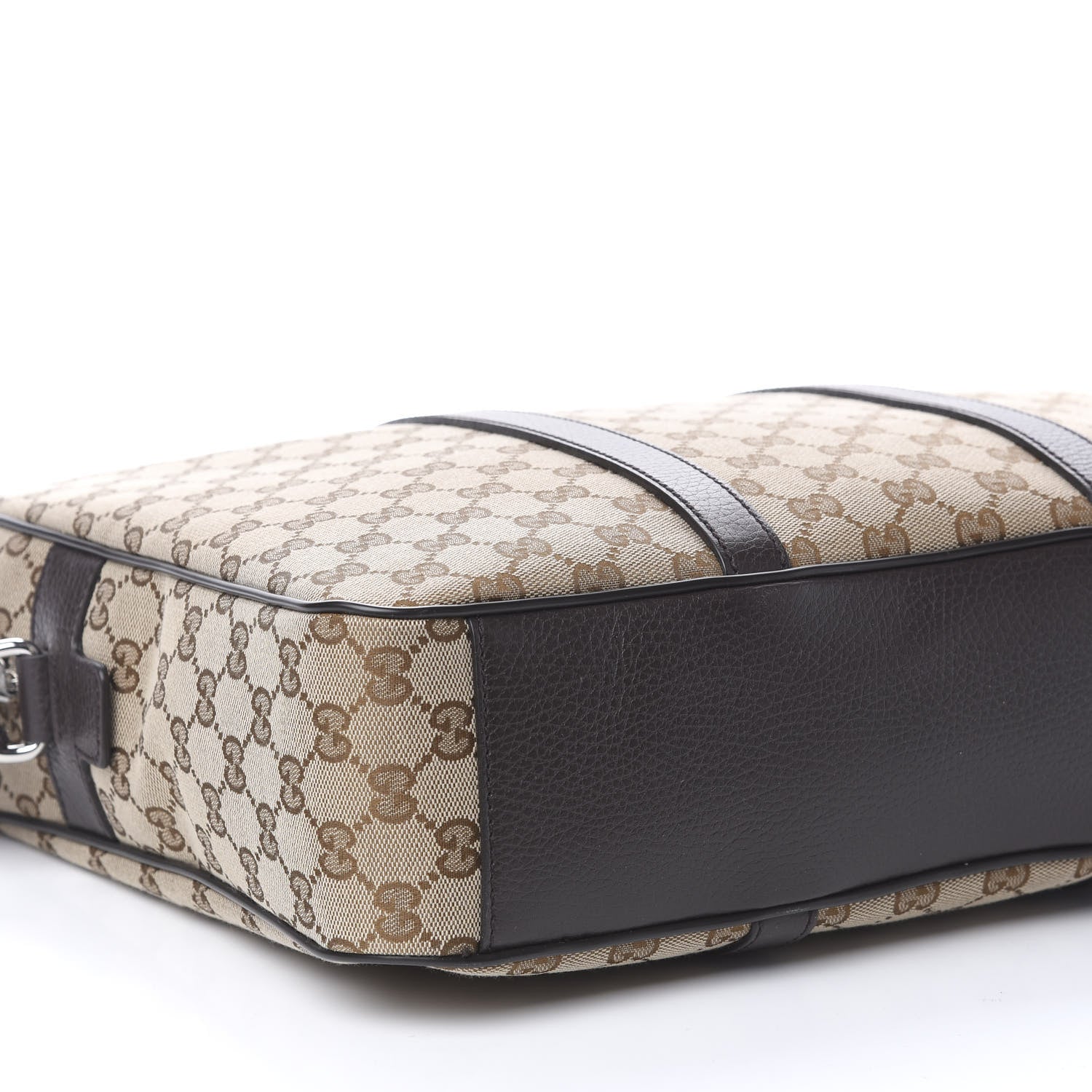 Gucci Monogram Briefcase Dark Brown 9 of 11