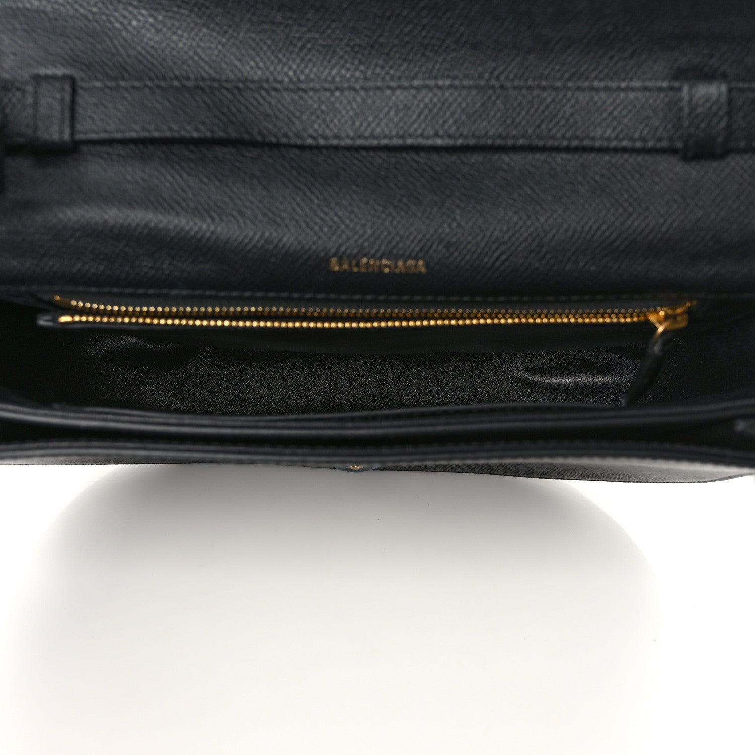 Balenciaga Signature Grained Calfskin Logo Ville Day Bag Black 4 of 7