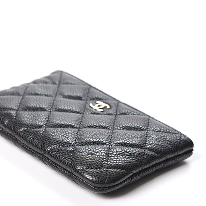 Chanel Caviar Quilted Small Cosmetic Case Black 5 of 9