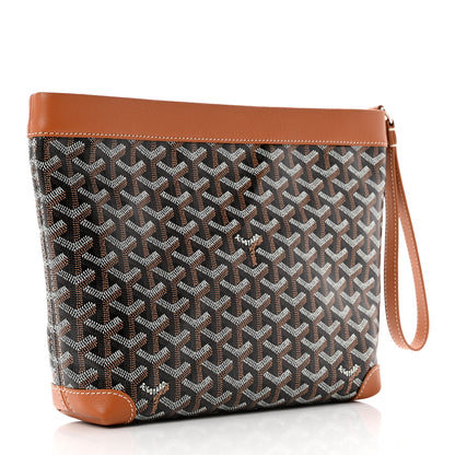 Goyard Goyardine Conti Pouch Black Gold 3 of 6