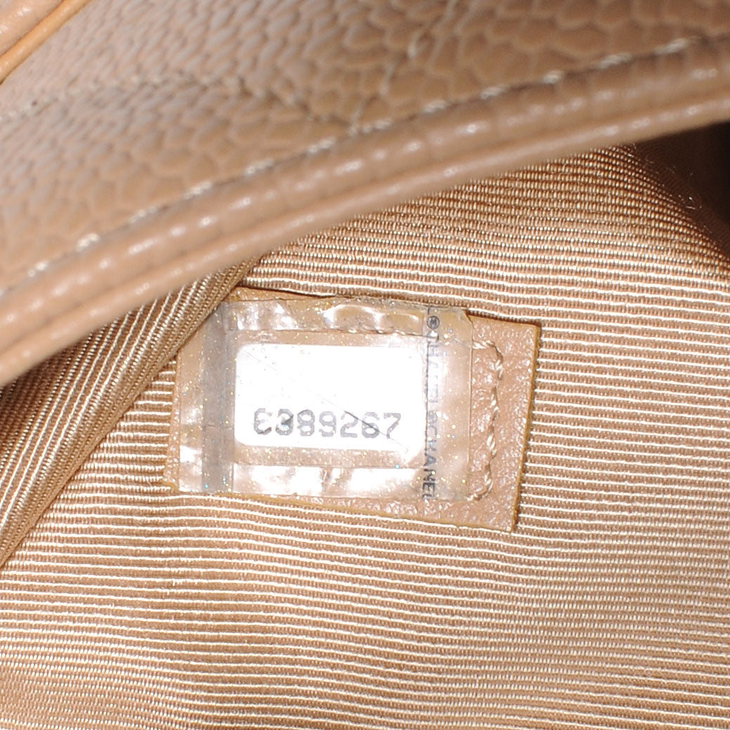 Chanel Lambskin Medallion Tote Beige 7 of 7