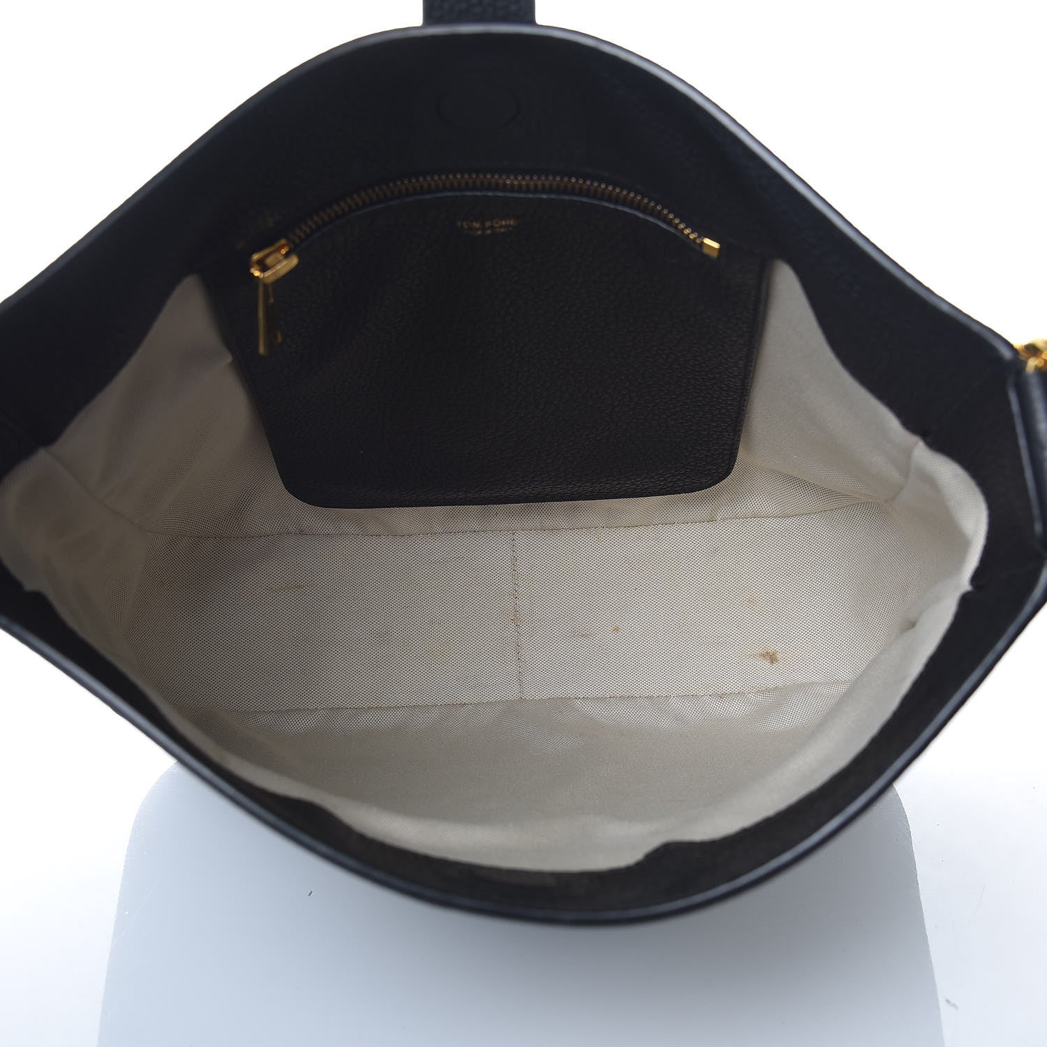 Tom Ford Calfskin Tara Hobo Black 5 of 12