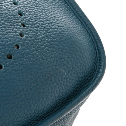 Hermes Taurillon Clemence Amazone Evelyne III PM Colvert Lime 10 of 12