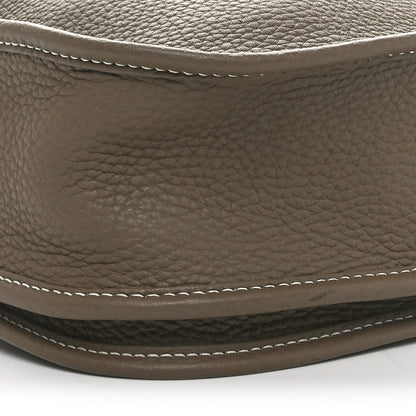 Hermes Taurillon Clemence Evelyne III PM Etoupe 10 of 10