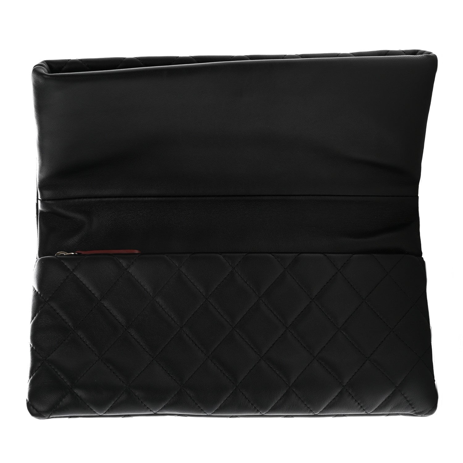 Chanel Lambskin Quilted CC Beauty Clutch Black 10 of 22