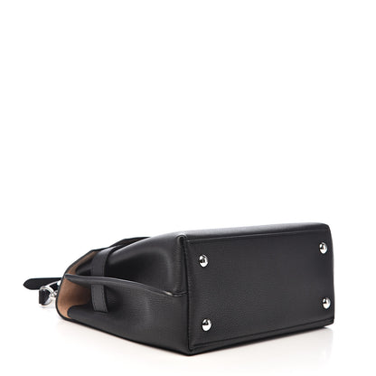 Louis Vuitton Calfskin Lockme Ever BB Black 4 of 10