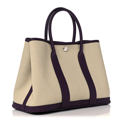 Hermes Toile Militaire Negonda Garden Party 30 TPM Beton Cassis 3 of 11