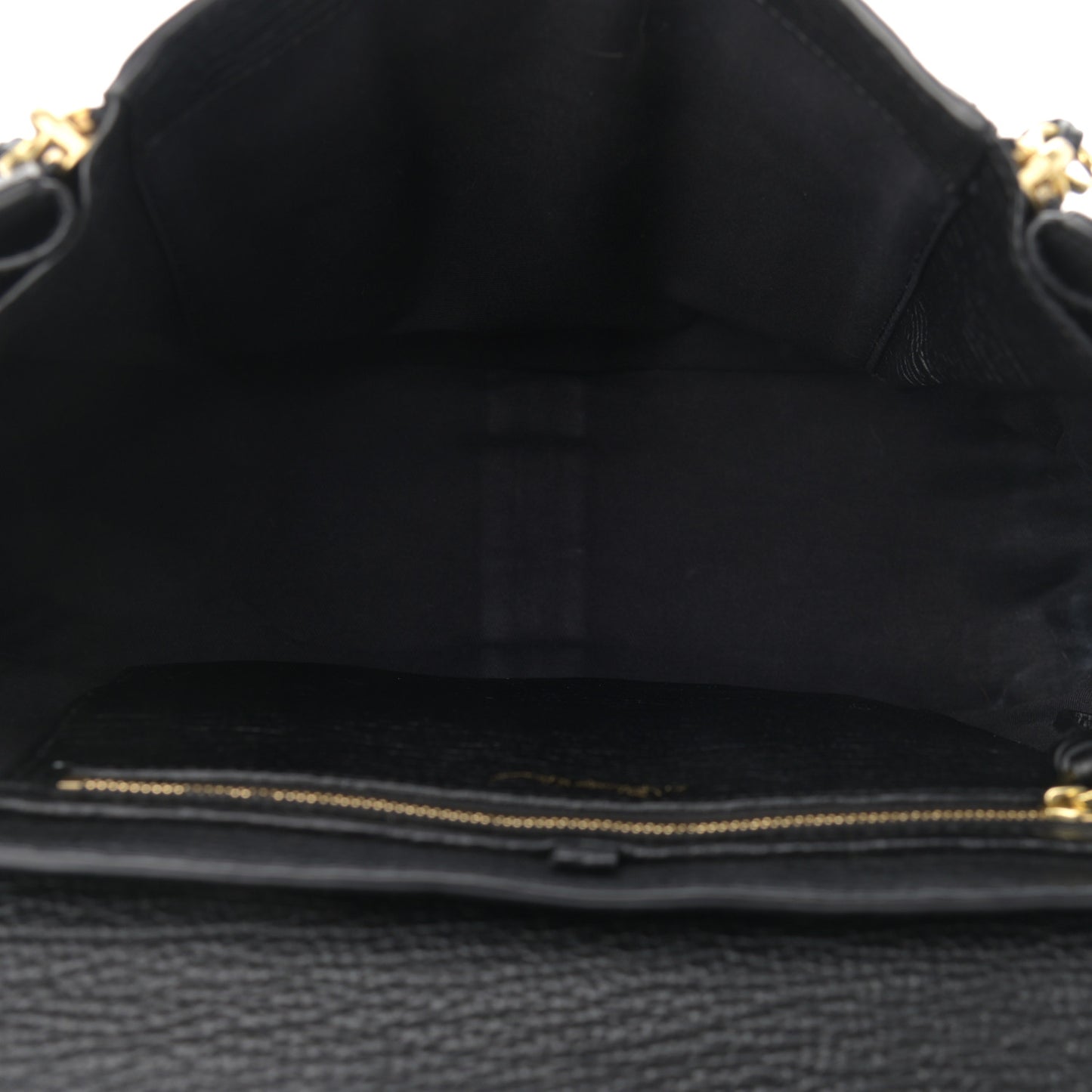 Textured Calfskin Medium Pashli Satchel Black