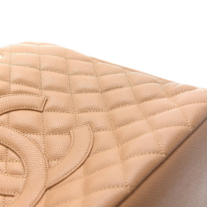 Chanel Caviar Quilted Grand Shopping Tote GST Beige 8 of 11