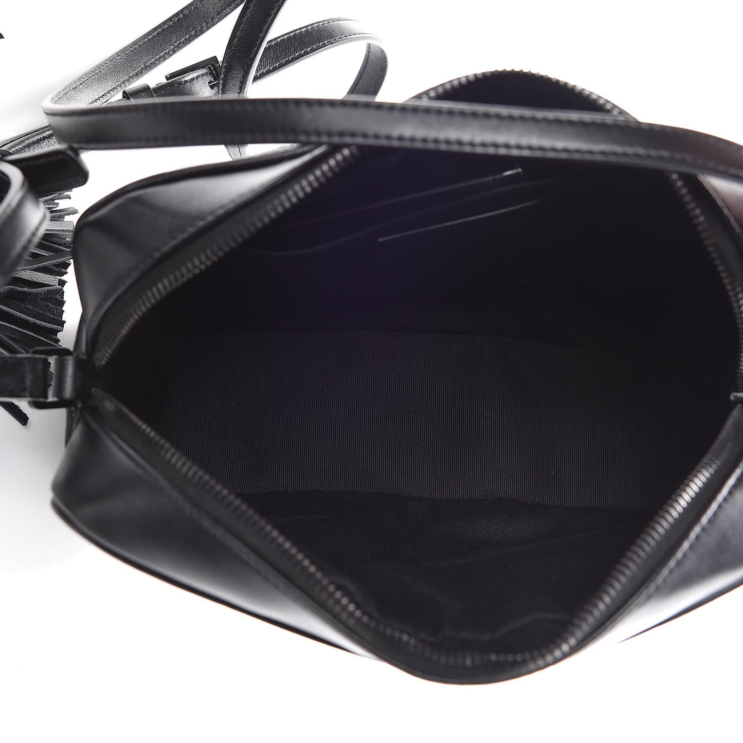 Calfskin Matelasse Monogram Lou Camera Bag Black