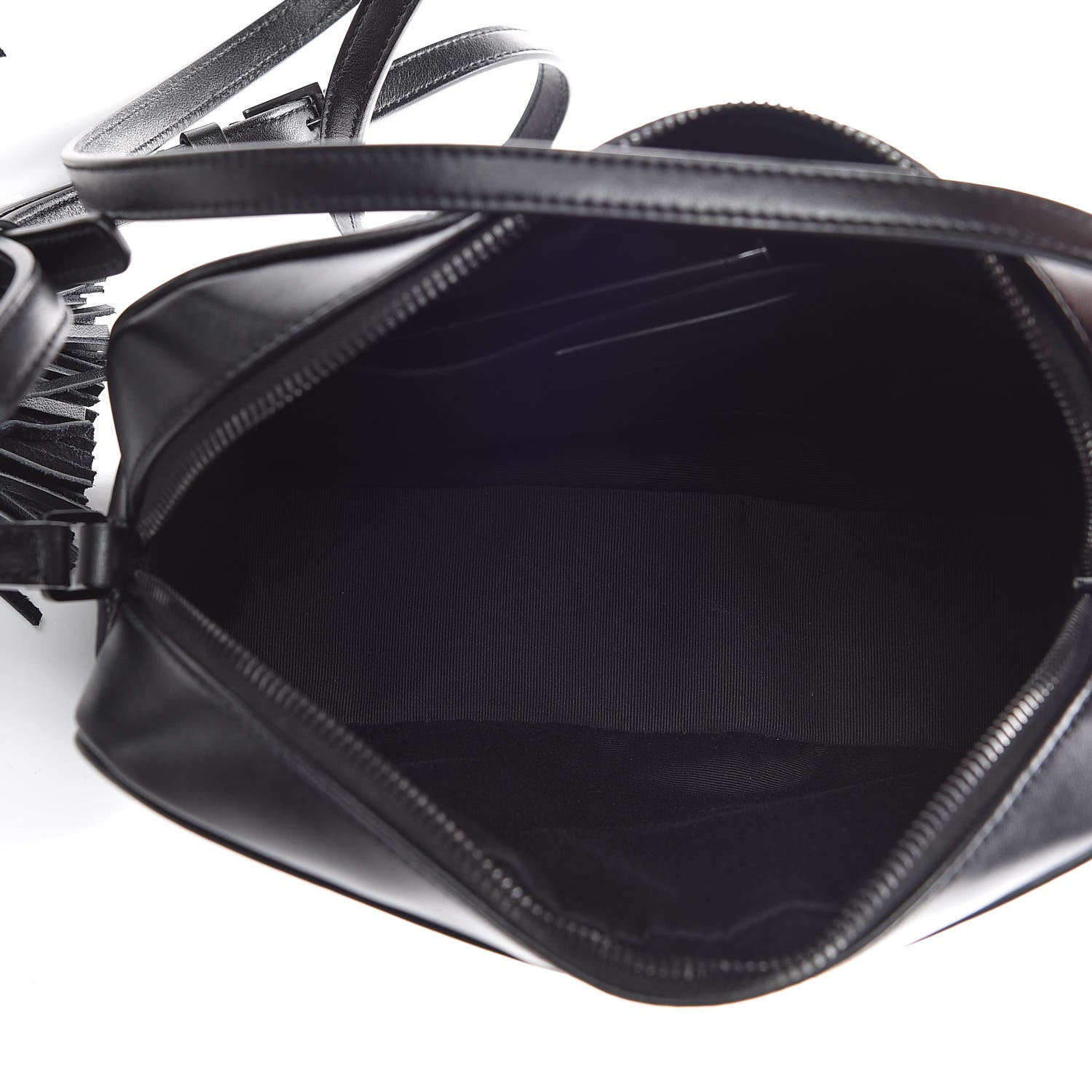 Saint Laurent Calfskin Matelasse Monogram Lou Camera Bag Black 5 of 11