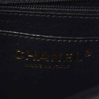 Chanel Lambskin Chevron Quilted Mini Rectangular Flap Black 8 of 11