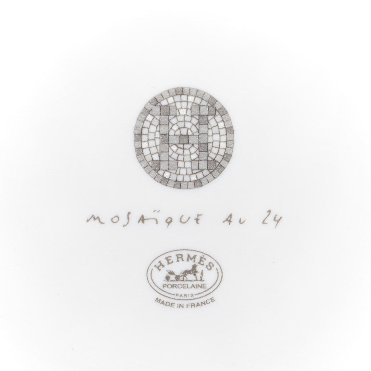 Porcelain Mosaique Au 24 Sushi Plate Platine