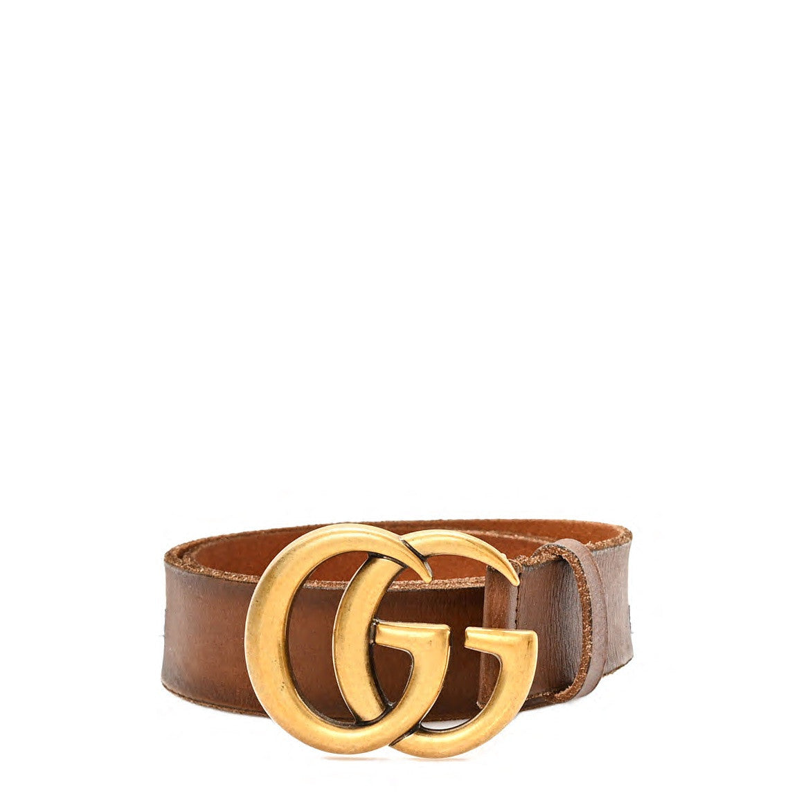 Gucci Faded Calfskin Double G Belt 80 32 Cuir 1 of 5