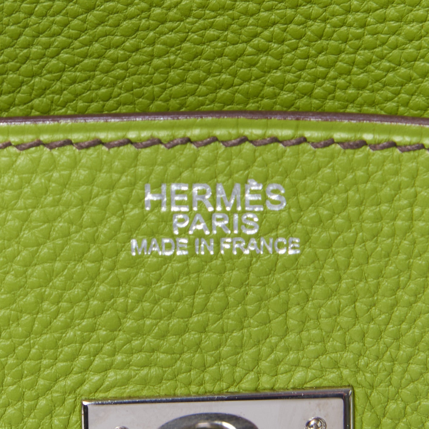Togo Birkin 30 Vert Anis