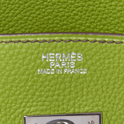 Hermes Togo Birkin 30 Vert Anis 20 of 29