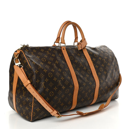 Louis Vuitton Monogram Keepall Bandouliere 55 3 of 9