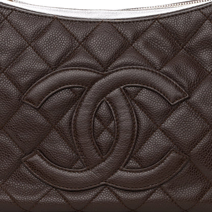 Chanel Caviar Quilted Timeless CC Shoulder Bag Brown 8 of 15