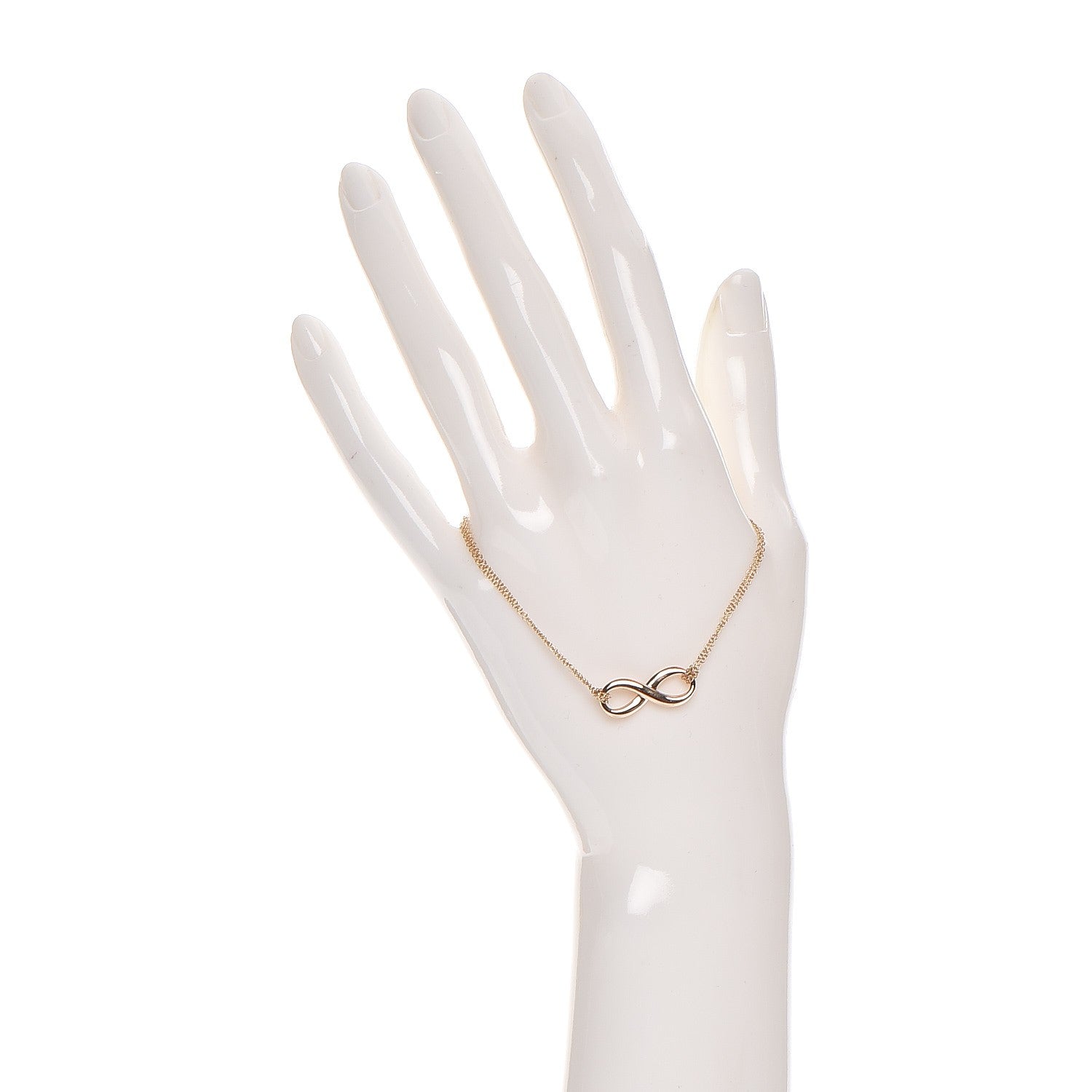 Tiffany 18K Yellow Gold Infinity Bracelet 2 of 4