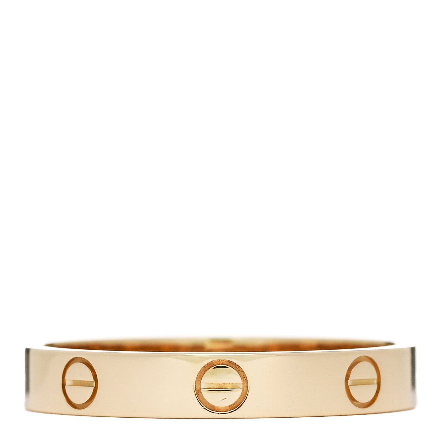 Cartier 18K Yellow Gold 3.5mm LOVE Wedding Band Ring 63 10.25 3 of 5