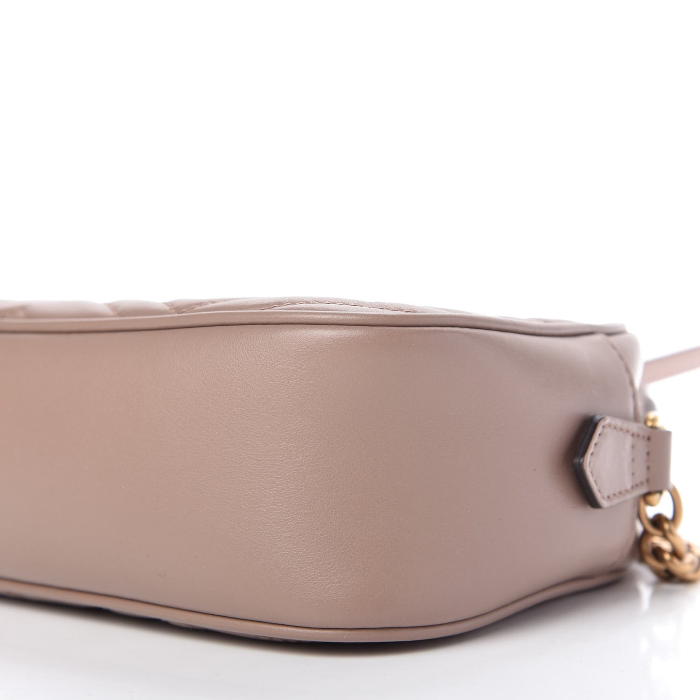 Calfskin Matelasse Small GG Marmont Chain Shoulder Bag Porcelain Rose