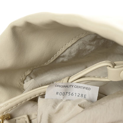 Bottega Veneta Nappa Intrecciato Dustbag Notte Shoulder Bag Sea Salt 6 of 10