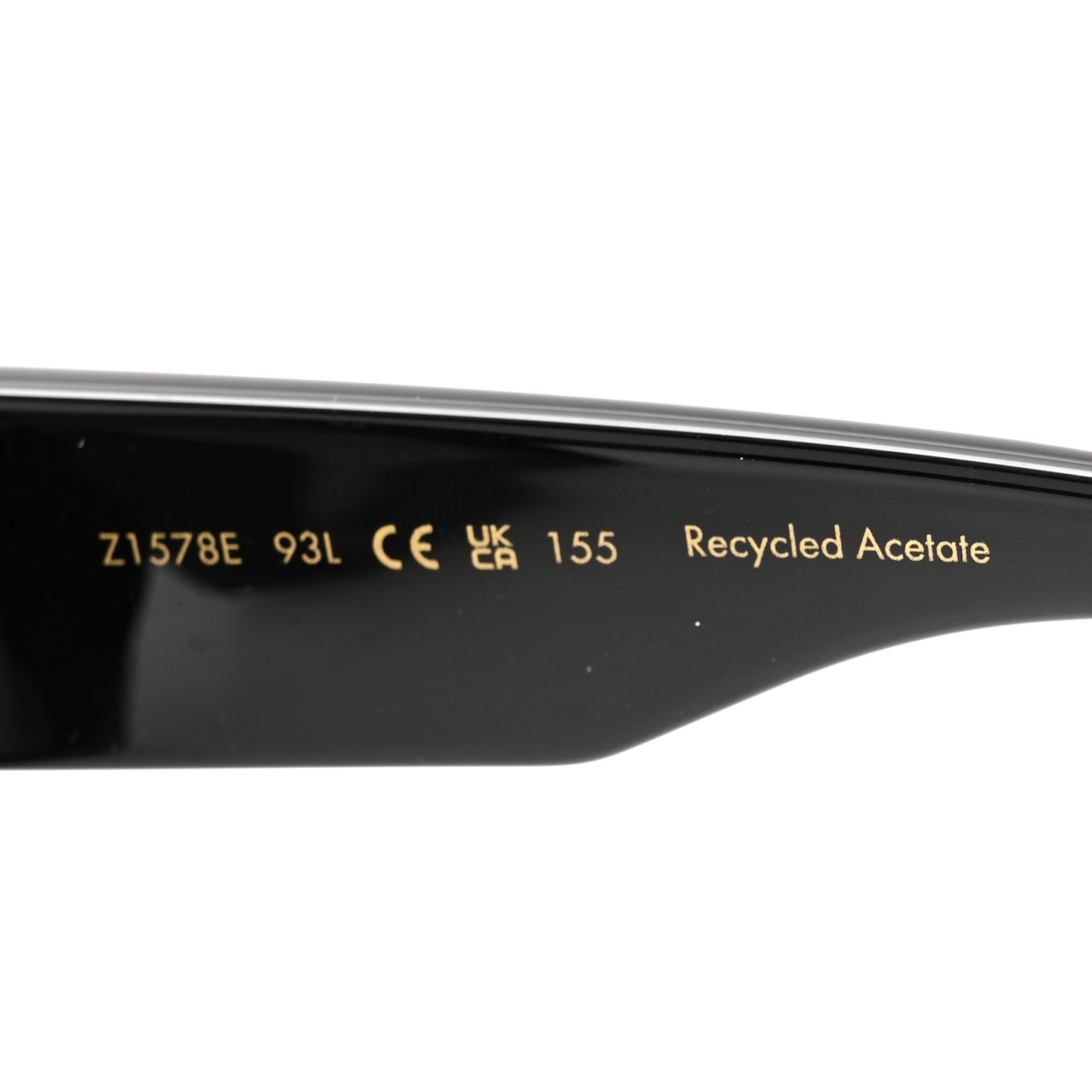 Acetate Swarovski Crystal Cyclone Sunglasses Z1578E Black