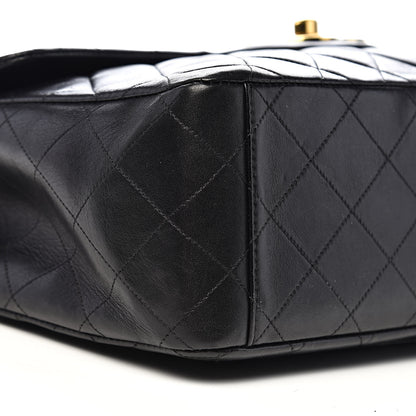 Chanel Lambskin Quilted XL Jumbo Single Flap Black 11 of 13