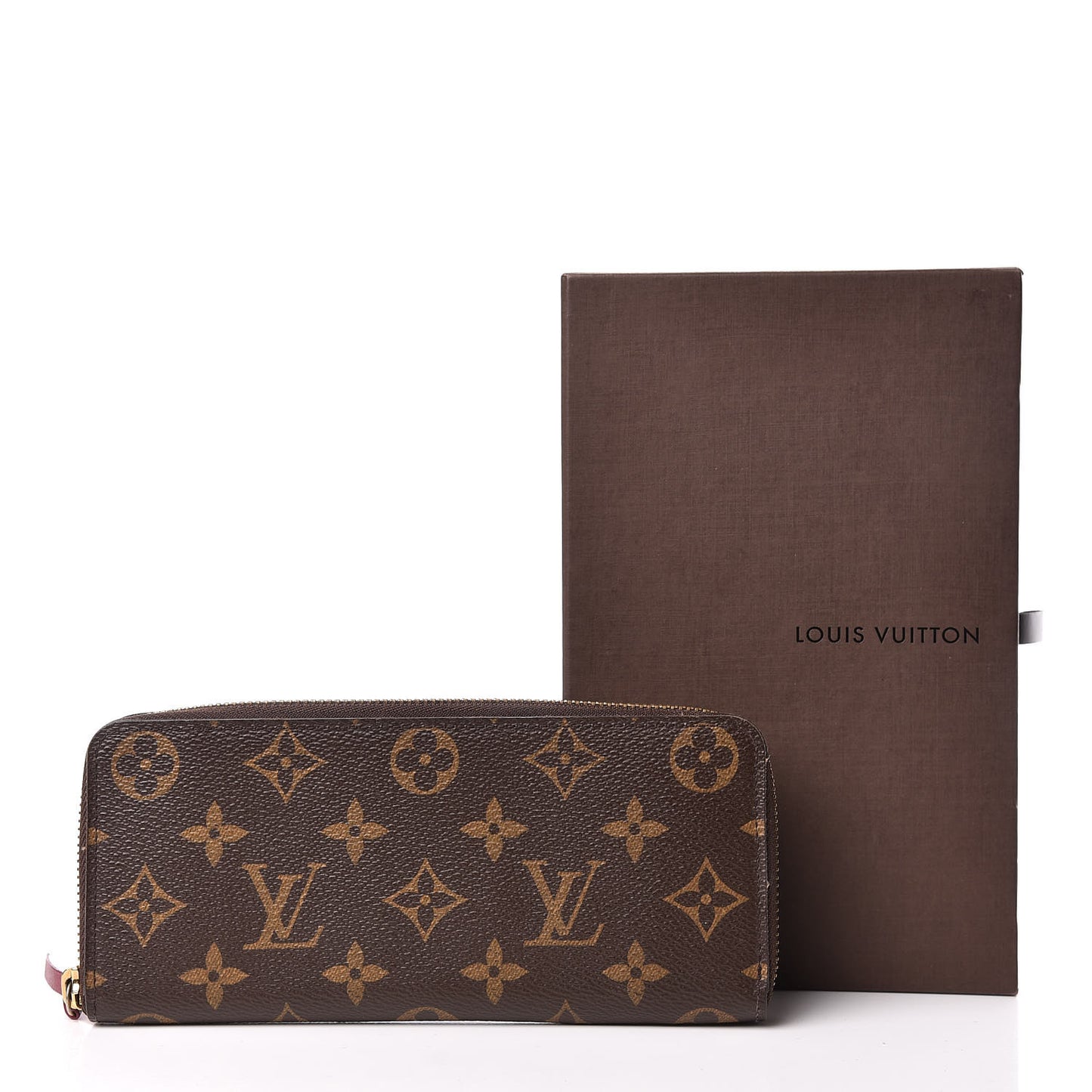 Monogram Clemence Wallet Fuchsia