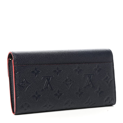 Louis Vuitton Empreinte Sarah Wallet NM Marine Rouge 3 of 7