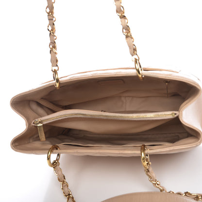 Chanel Caviar Quilted Grand Shopping Tote GST Beige Clair 5 of 15