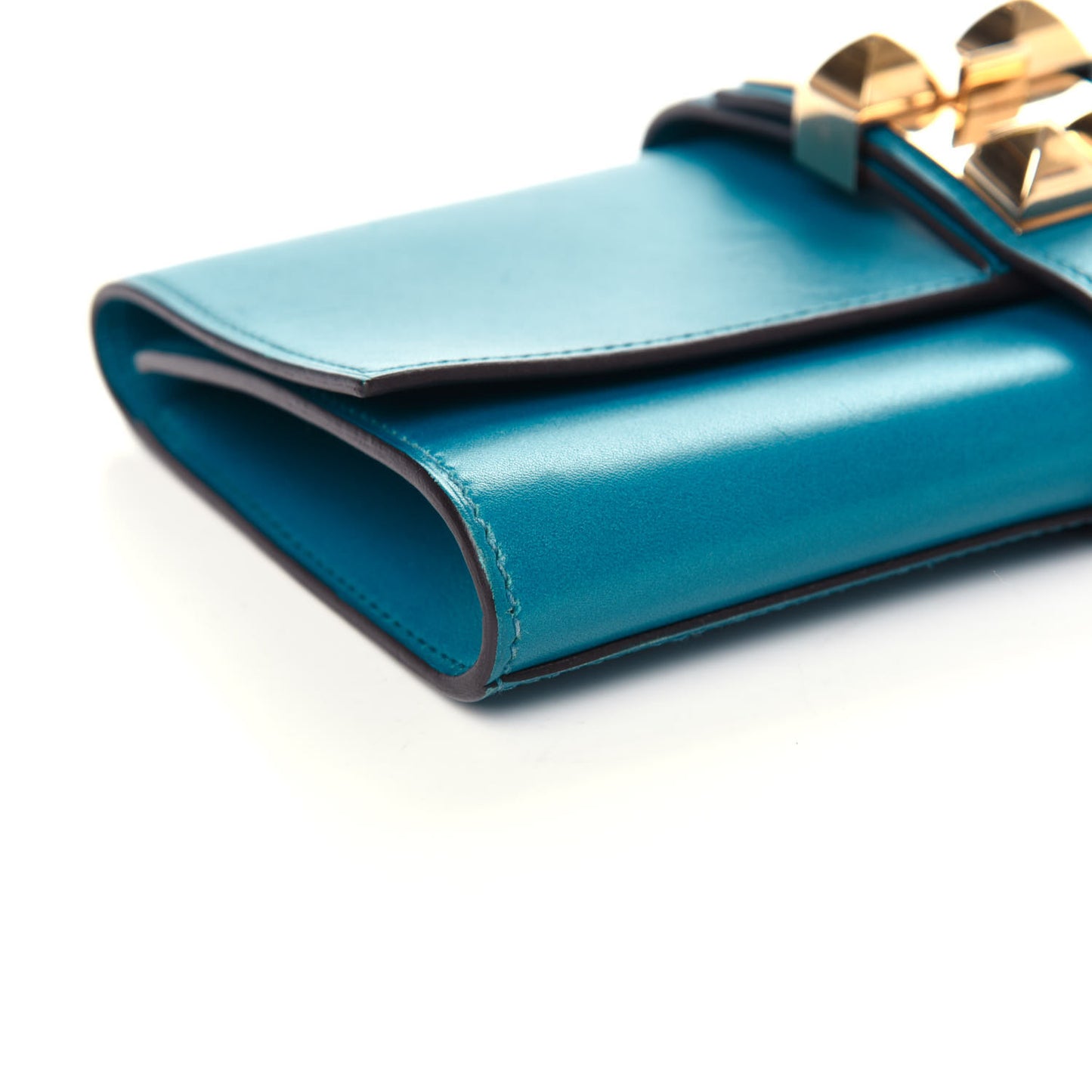 Tadelakt Medor 23 Clutch Bleu Izmir