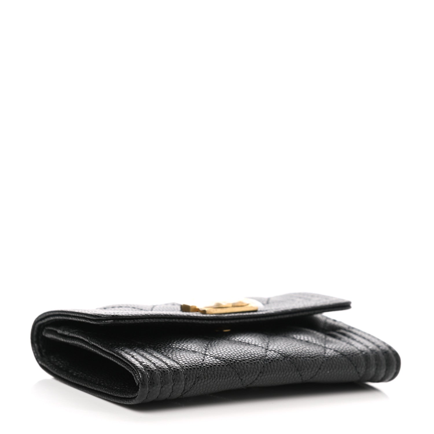 Chanel Caviar Quilted Boy Flap Card Holder Black 4 of 9