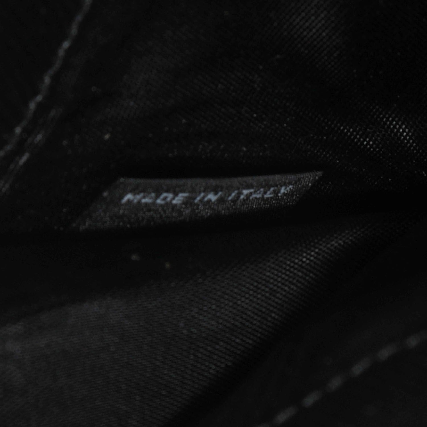 Prada Saffiano Metal Continental Flap Wallet Nero Black 8 of 9