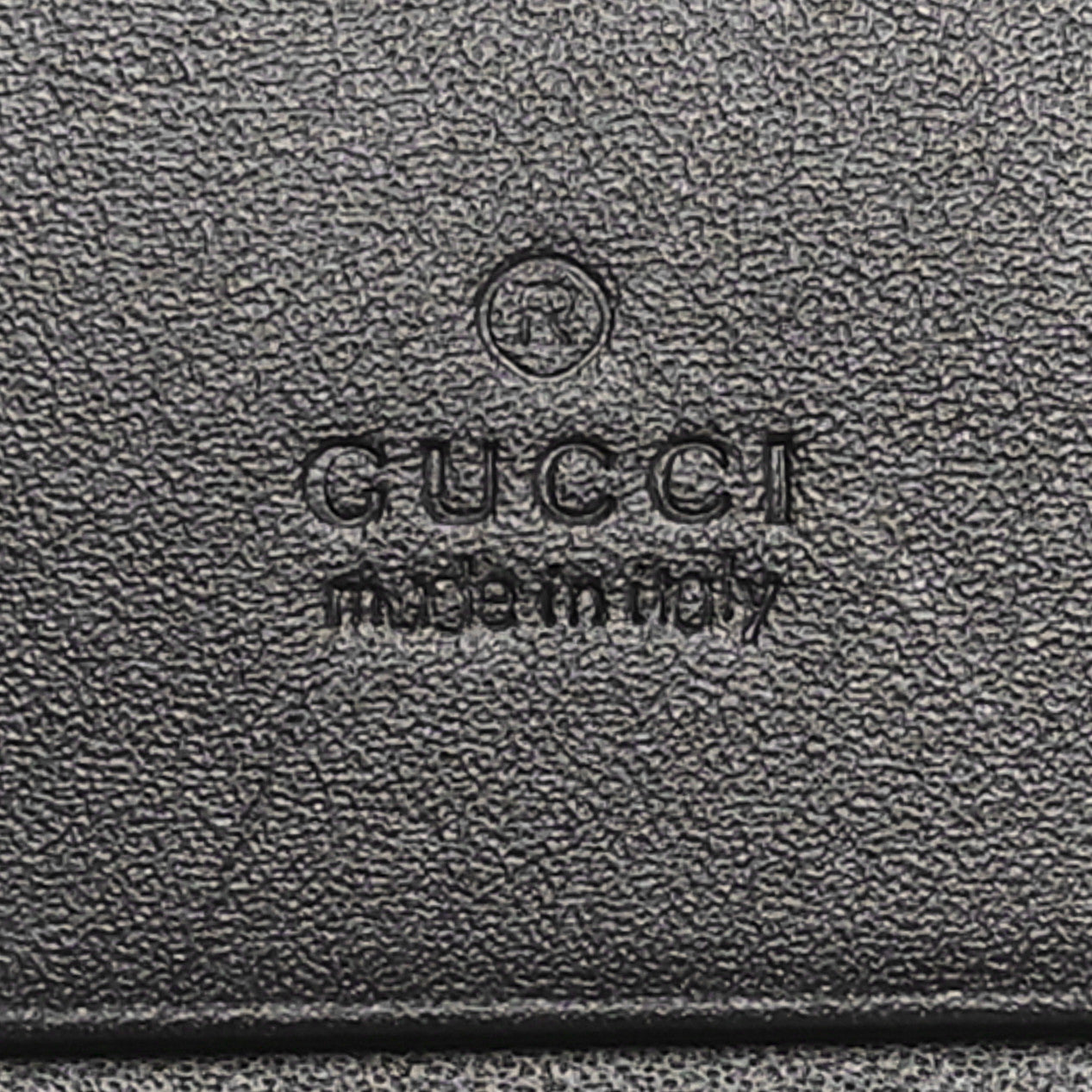 Gucci Calfskin Diagonal GG Card Case Black Gold 6 of 9