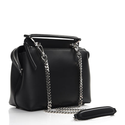 Fendi Vitello Baltico Hypnoteyes Studded Small Dotcom Click Chain Satchel Black 5 of 10