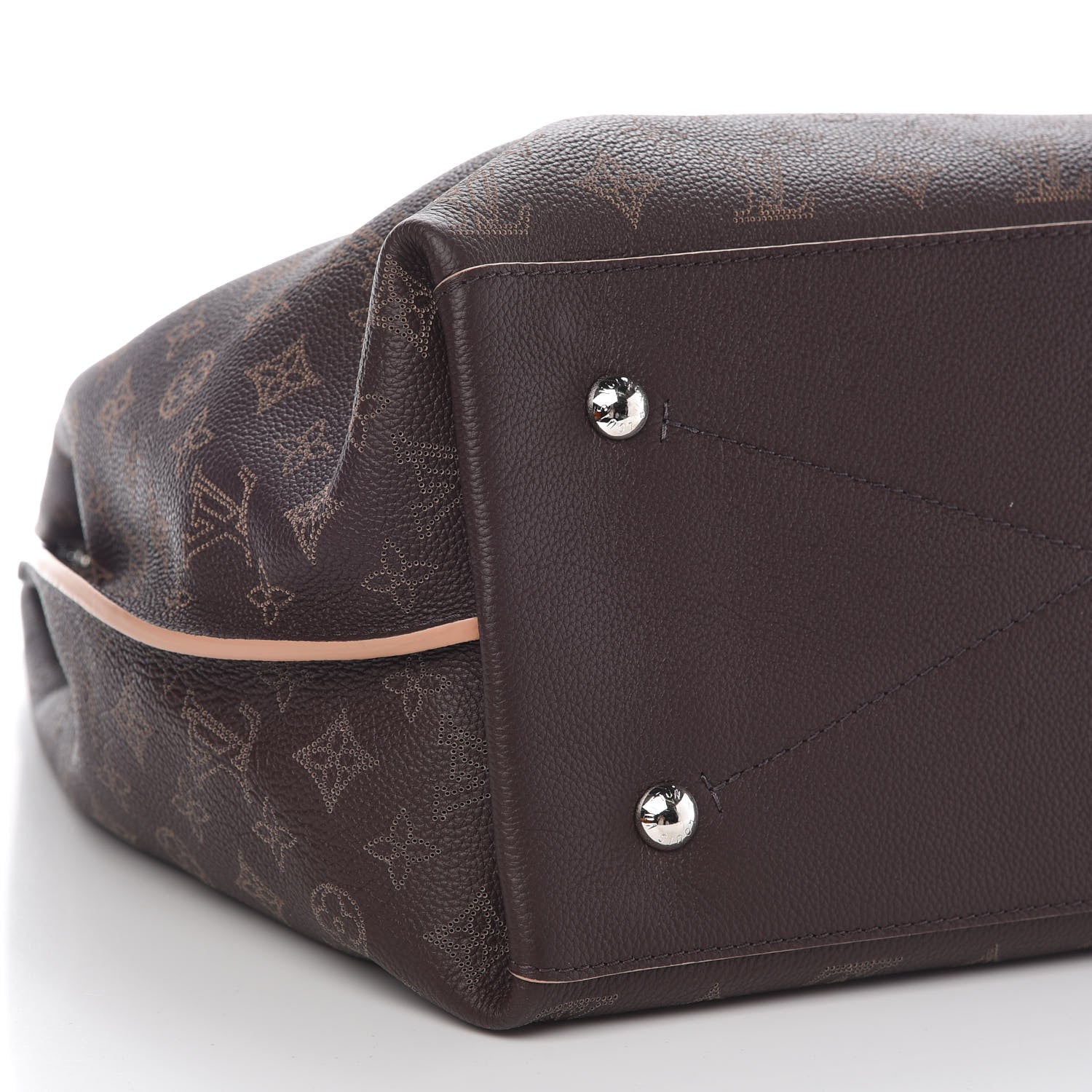Louis Vuitton Mahina Carmel Hobo Chocolate 5 of 9