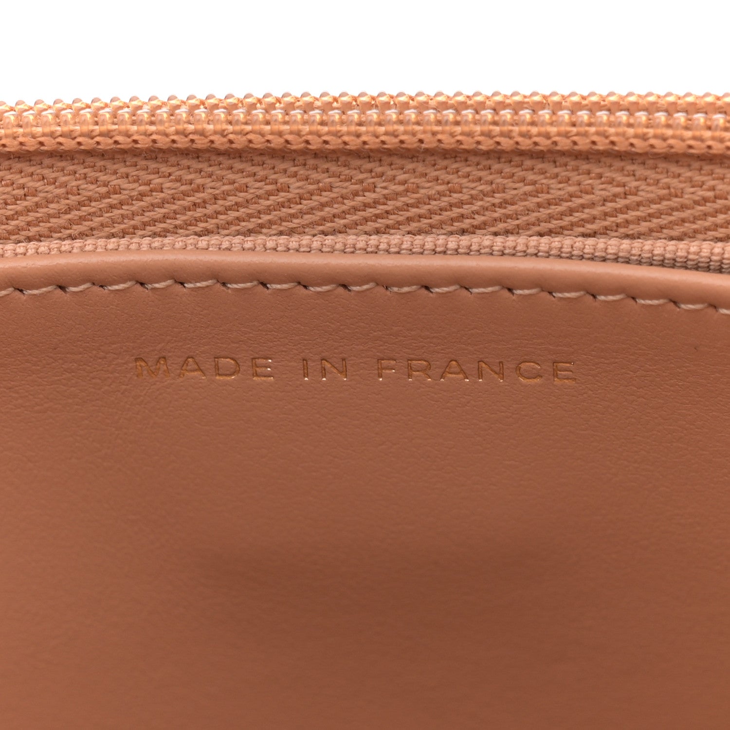 Chanel Caviar Quilted Crystal CC Wallet On Chain WOC Beige 7 of 12