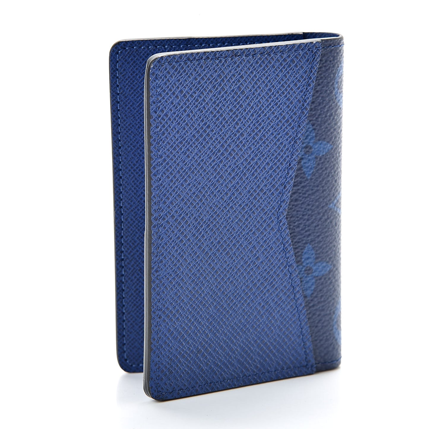Monogram Taiga Pocket Organizer Cobalt