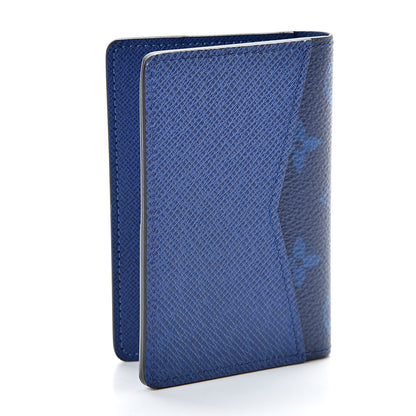 Louis Vuitton Monogram Taiga Pocket Organizer Cobalt 3 of 8