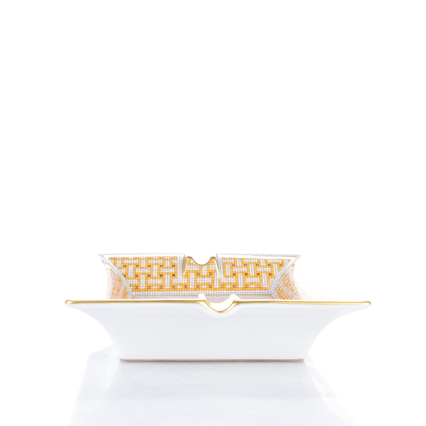 Porcelain Mosaique Au 24 Gold Ashtray