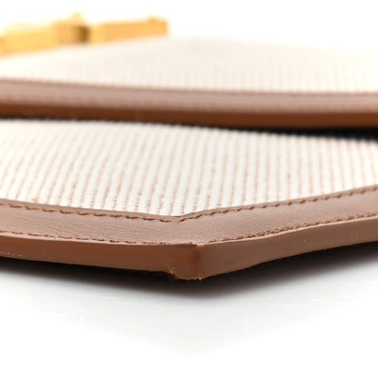 Saint Laurent Canvas Uptown Pouch Natural Beige Brick 8 of 11