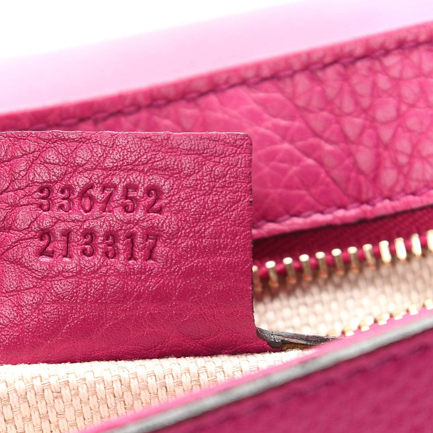Gucci Cellarius Calfskin Medium Soho Flap Crossbody Bright Bouganville 7 of 9