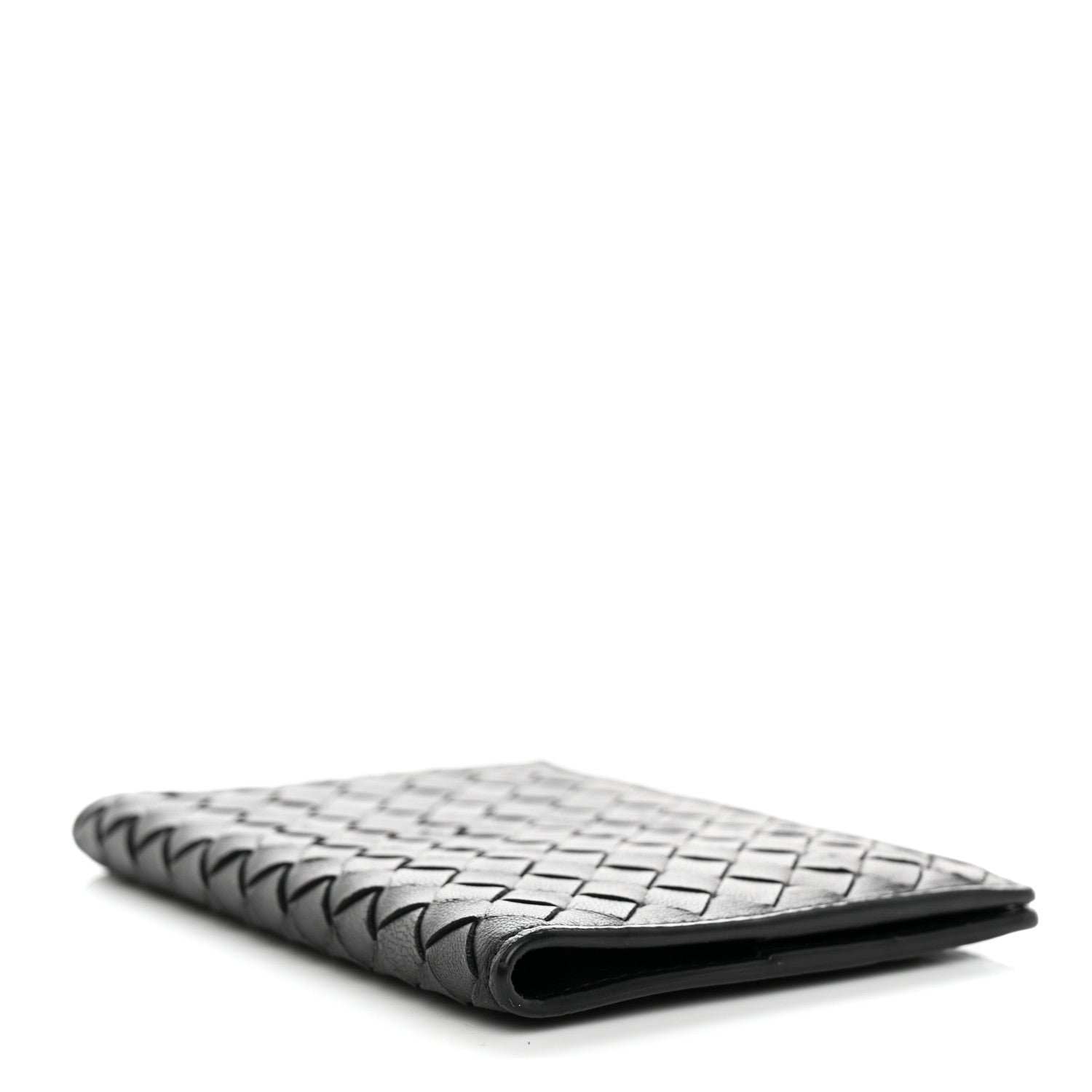 Bottega Veneta Nappa Intrecciato Passport Case Black 4 of 7