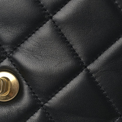 Chanel Lambskin Quilted Mini My Perfect Flap Black 10 of 10