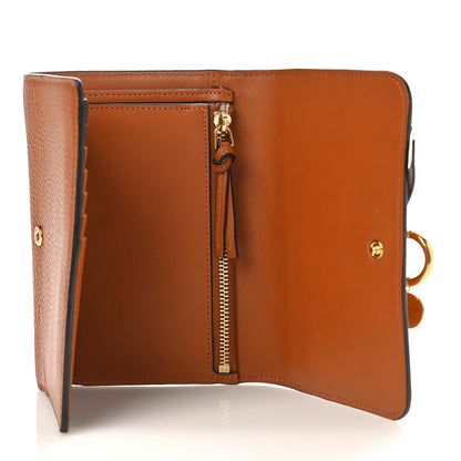 Chloe Calfskin Alphabet Compact Wallet Blush Brown 5 of 8