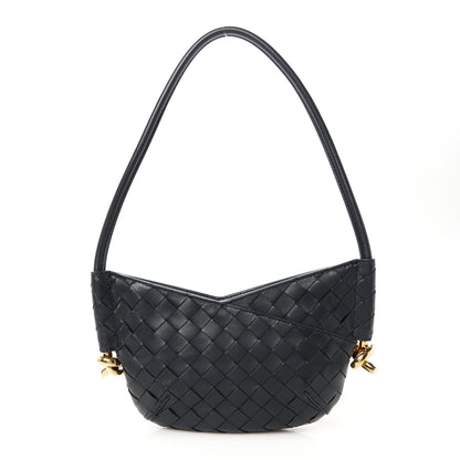 Bottega Veneta Nappa Intrecciato Mini Solstice Shoulder Bag Black 1 of 9
