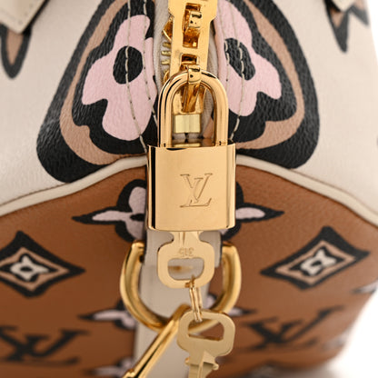 Louis Vuitton Monogram Giant Wild At Heart Speedy Bandouliere 25 Creme 10 of 10