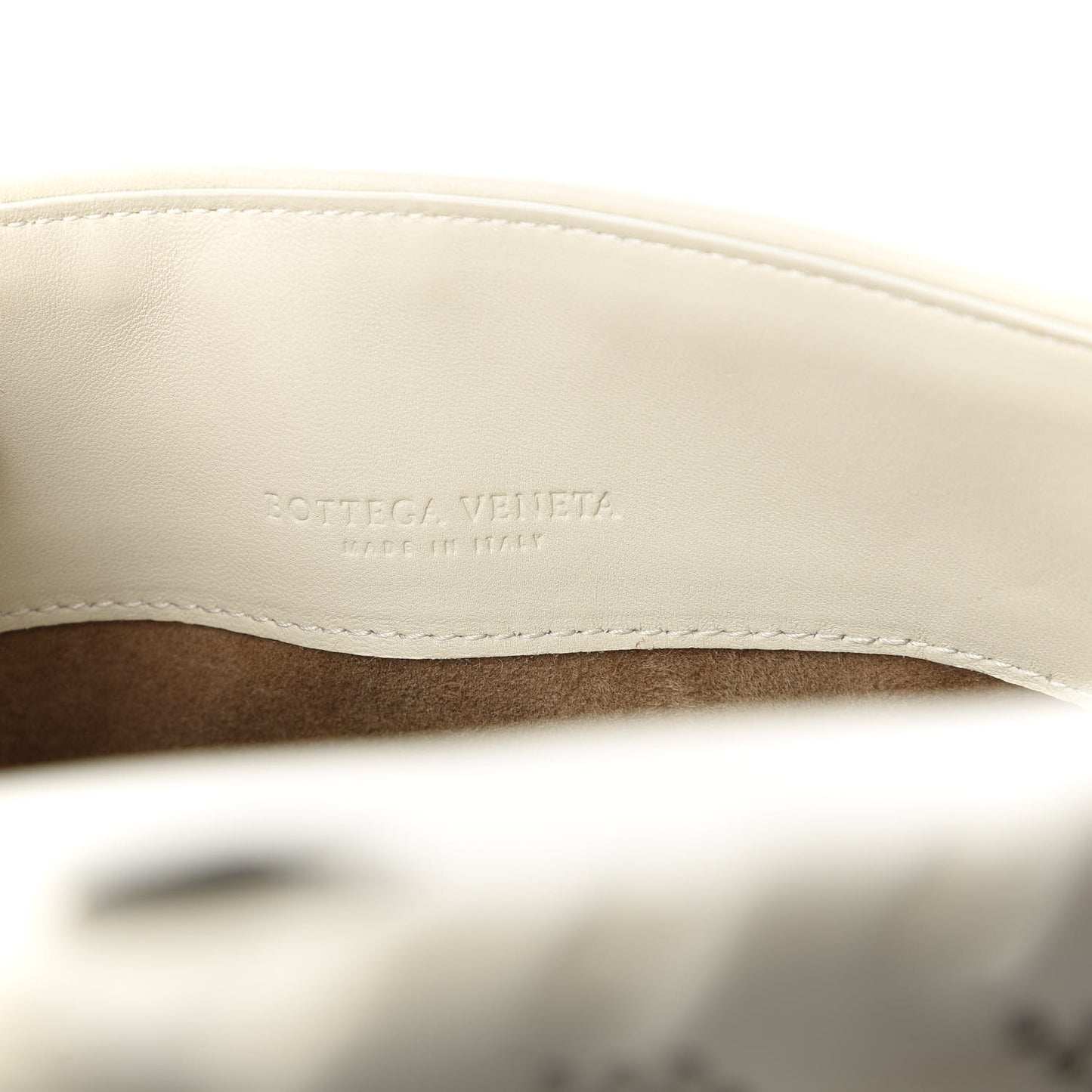 Nappa Intrecciato Microstuds Small Olimpia Shoulder Bag Plaster