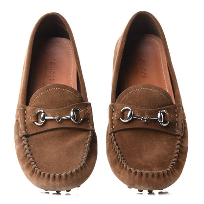 Gucci Suede Womens Horsebit Driver Loafer 36 Brown 5 of 10